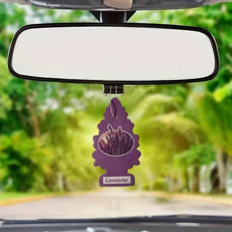 Car Air Freshener Natural scented tea paper Cone Hanging perfume vanilia fragrance Christmas tree car accessories interior