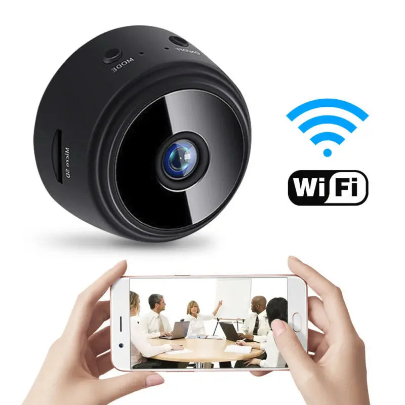 1080P Smart Surveillance Camera with Motion Detection and 360° Bracket for Offices and Stores